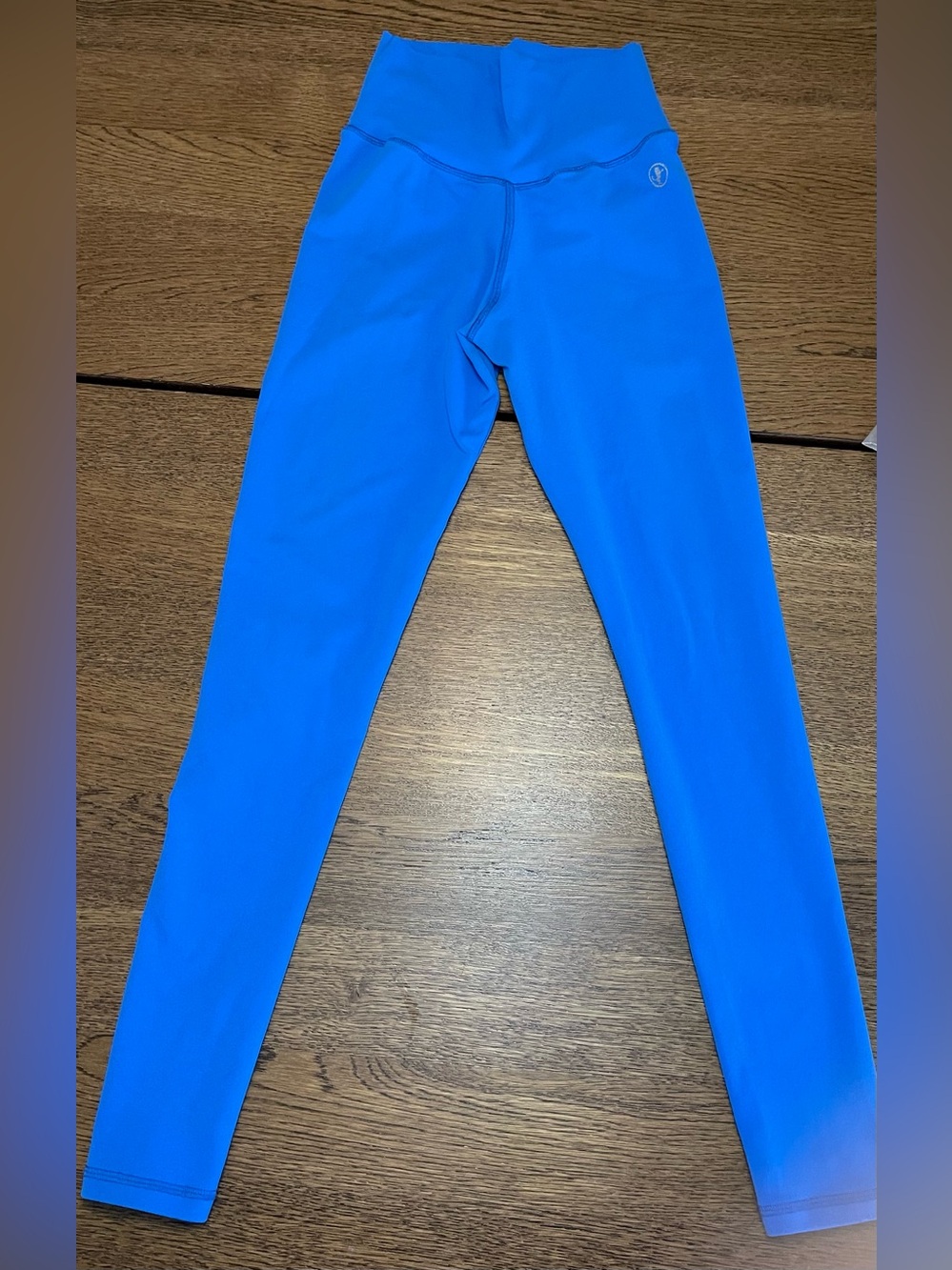 ABS2B Fitness Apparel Blue Scrunch Butt High Waist Leggings Womens XS USA